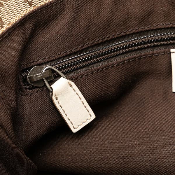 Pre-owned Gucci GG Canvas Belt Bag Brown