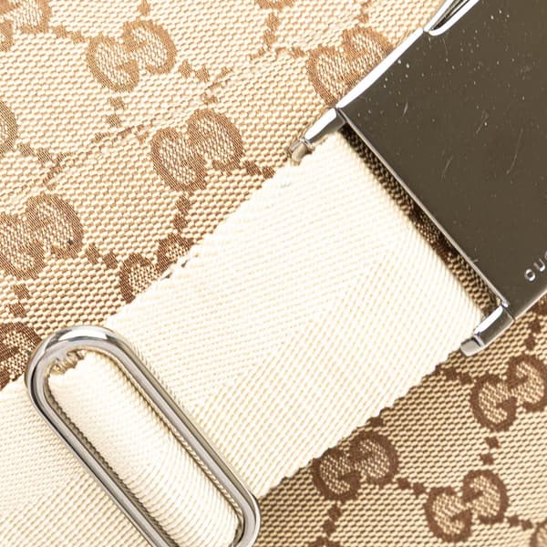 Pre-owned Gucci GG Canvas Belt Bag Brown