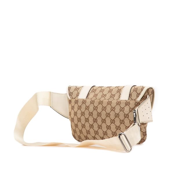Pre-owned Gucci GG Canvas Belt Bag Brown
