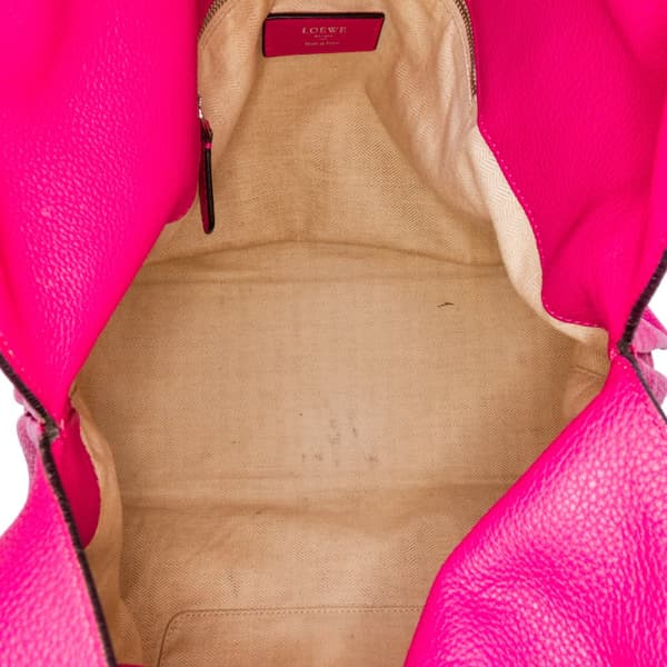 Pre-owned LOEWE Leather Dunas Hobo Pink
