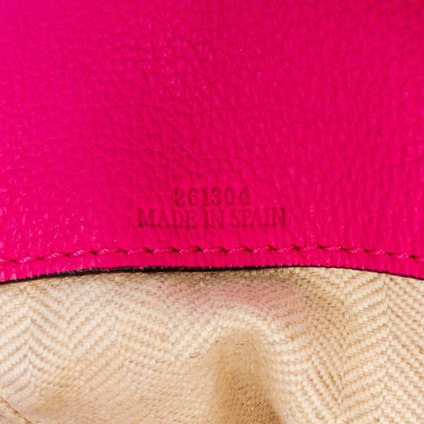 Pre-owned LOEWE Leather Dunas Hobo Pink