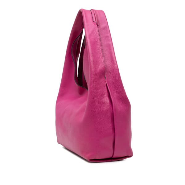 Pre-owned LOEWE Leather Dunas Hobo Pink