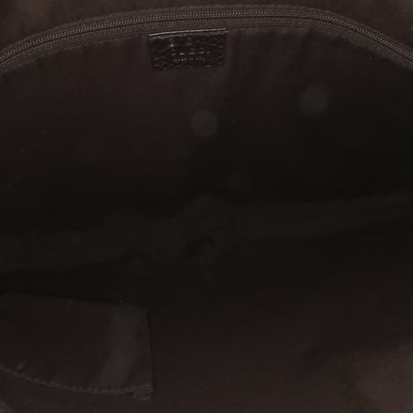 Pre-owned Gucci Large GG Crystal Half Moon Hobo Brown