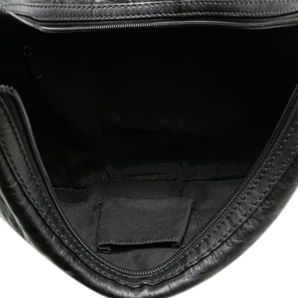 Pre-owned Gucci Embossed Leather Horsebit Princy Hobo Black