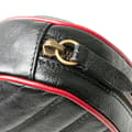 Miniatyrbillede 8 af 10: Pre-owned Gucci GG Marmont Leather Matelasse Torchon Belt Bag Black