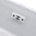 Miniatyrbillede 6 af 10: Pre-owned Chanel Metallic Lambskin Crystal Star Chain Belt Bag Silver