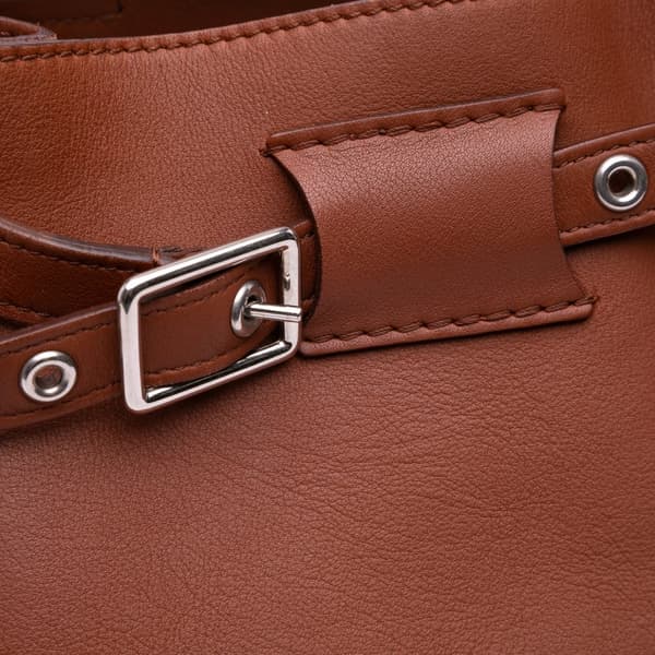 Pre-owned Celine Leather Big Bag Bucket Brown