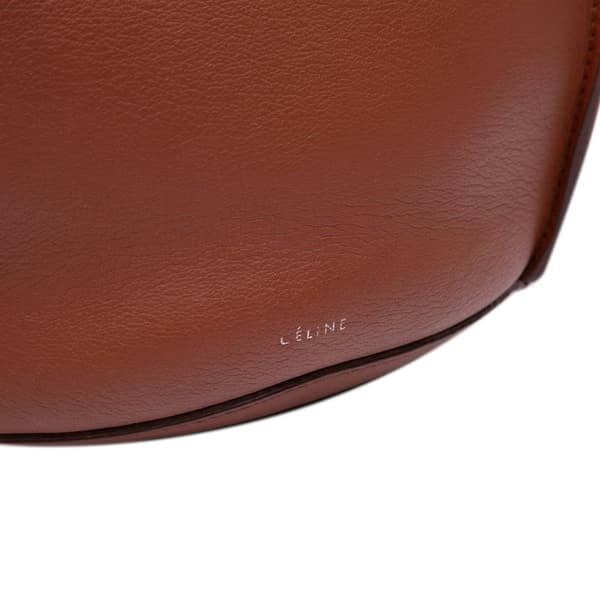 Pre-owned Celine Leather Big Bag Bucket Brown