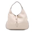 Miniatyrbild 1 av 10: Pre-owned Gucci Calfskin Soft Jackie Hobo White