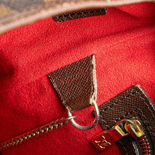 Pre-owned Louis Vuitton Damier Ebene Marais Brown