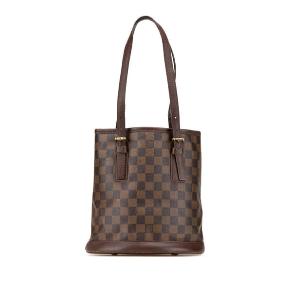 Pre-owned Louis Vuitton Damier Ebene Marais Brown