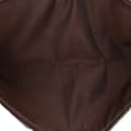 Miniatyrbild 4 av 10: Pre-owned Gucci GG Canvas Web Double Pocket Belt Bag Brown