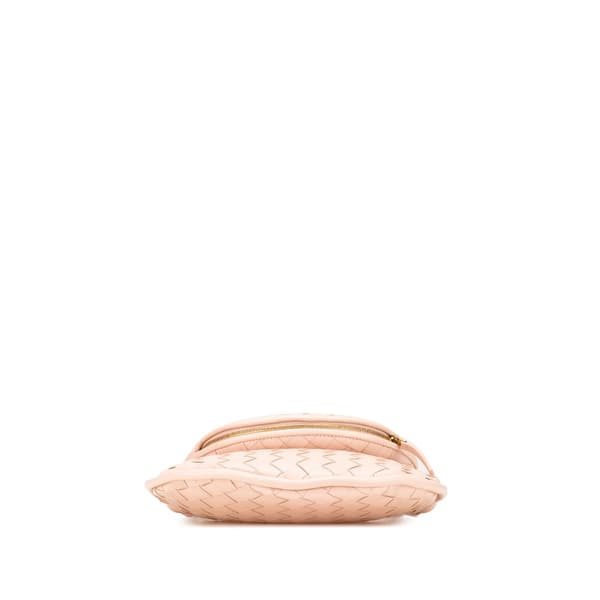 Pre-owned Bottega Veneta Small Nappa Intrecciato Gemelli Hobo Pink