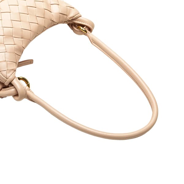 Pre-owned Bottega Veneta Small Nappa Intrecciato Gemelli Hobo Pink