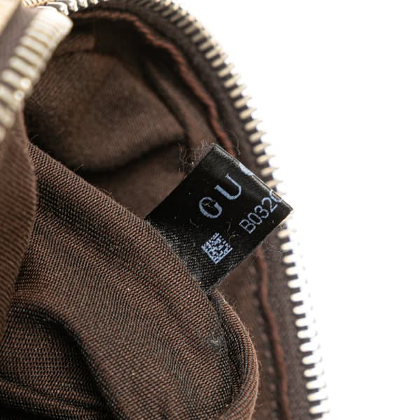 Pre-owned Gucci GG Canvas Belt Bag Brown