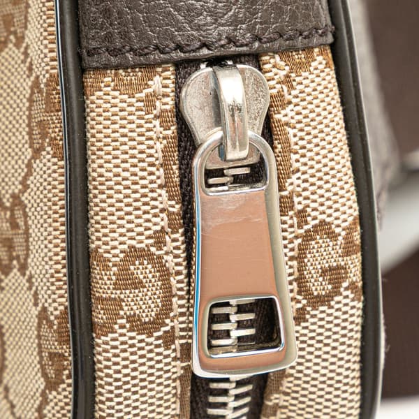 Pre-owned Gucci GG Canvas Belt Bag Brown