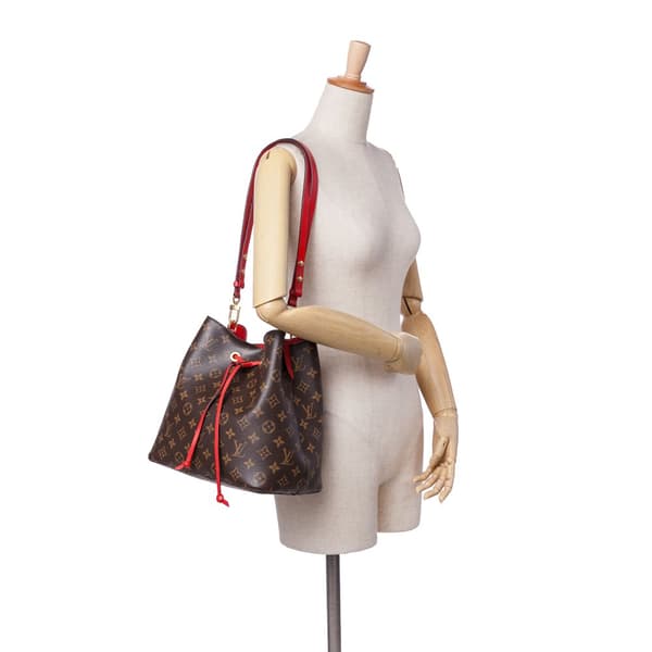 Pre-owned Louis Vuitton Monogram Neonoe MM Brown