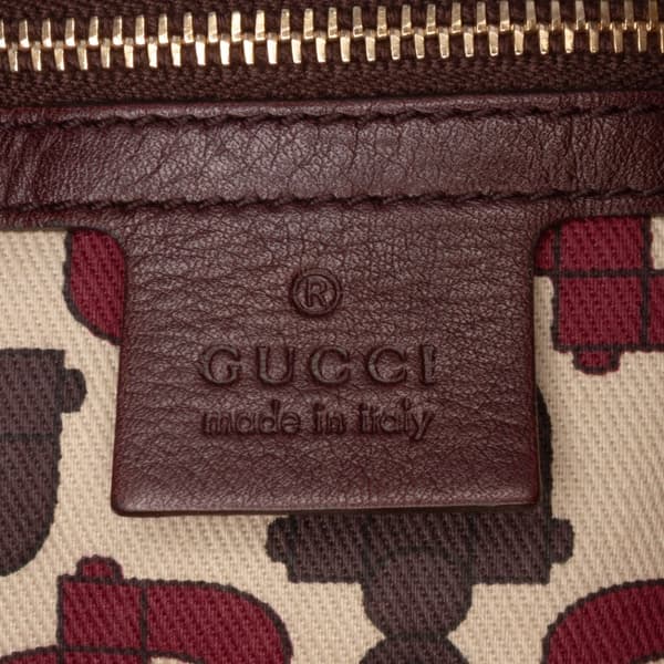 Pre-owned Gucci Guccissima Indy Hobo Brown