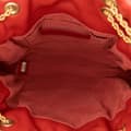 Pikkukuva 4 / 9: Pre-owned Chanel CC Quilted Calfskin Drawstring Bucket Bag Red