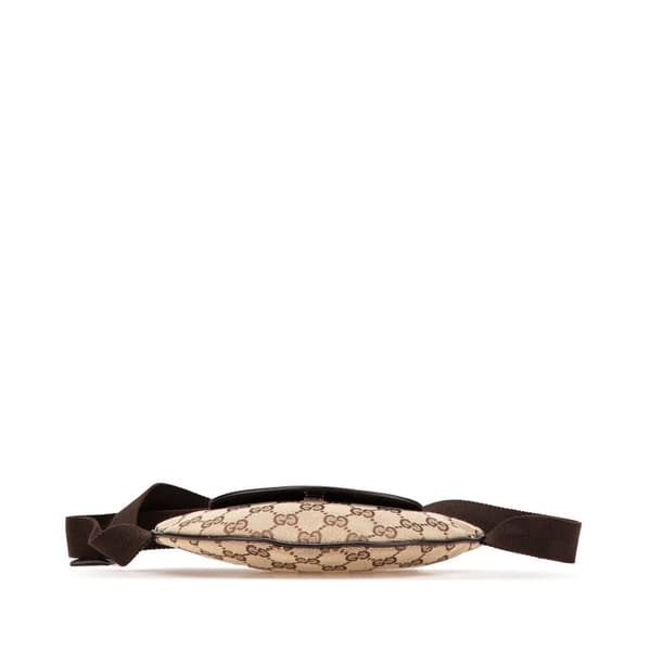 Pre-owned Gucci GG Canvas Belt Bag Brown
