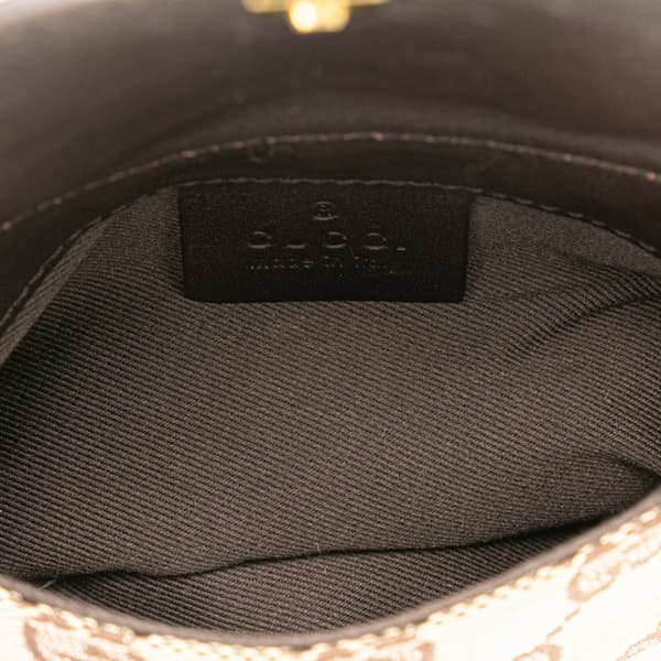 Pre-owned Gucci GG Canvas Belt Bag Brown