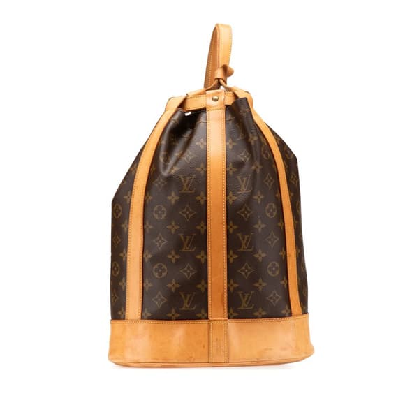 Pre-owned Louis Vuitton Monogram Randonnee PM Brown