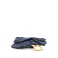 Miniatyrbild 3 av 10: Pre-owned Dior Canvas Embroidered Camouflage Saddle Belt Bag Blue