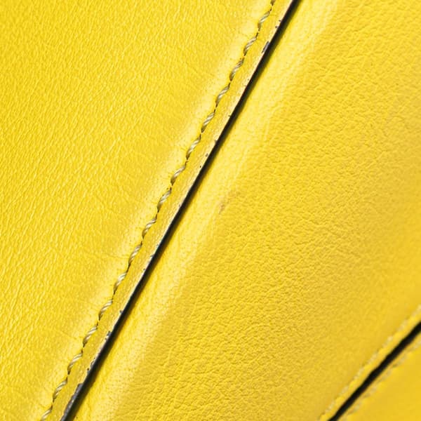 Pre-owned LOEWE Mini Calfskin Puzzle Bumbag Yellow