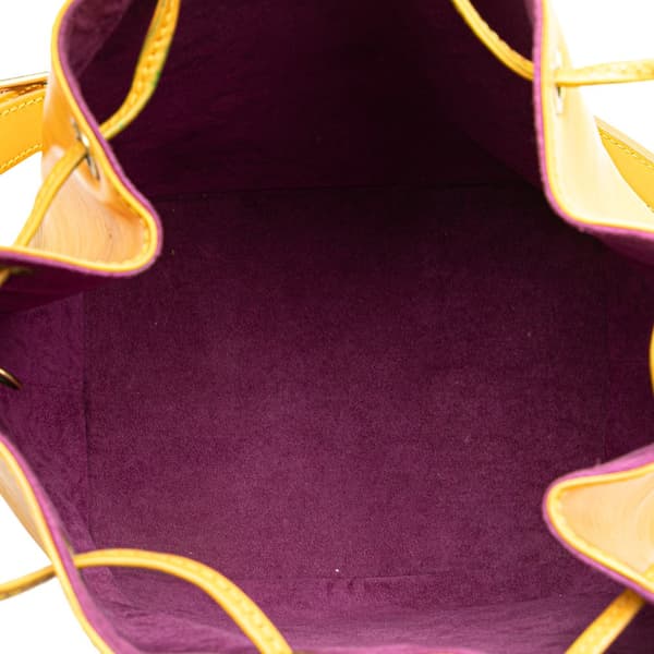 Pre-owned Louis Vuitton Epi Petit Noe Yellow