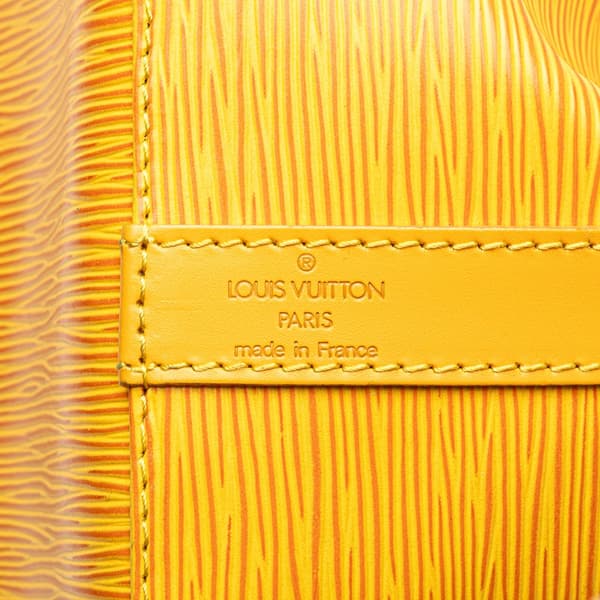 Pre-owned Louis Vuitton Epi Petit Noe Yellow
