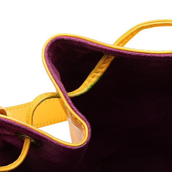 Pre-owned Louis Vuitton Epi Petit Noe Yellow
