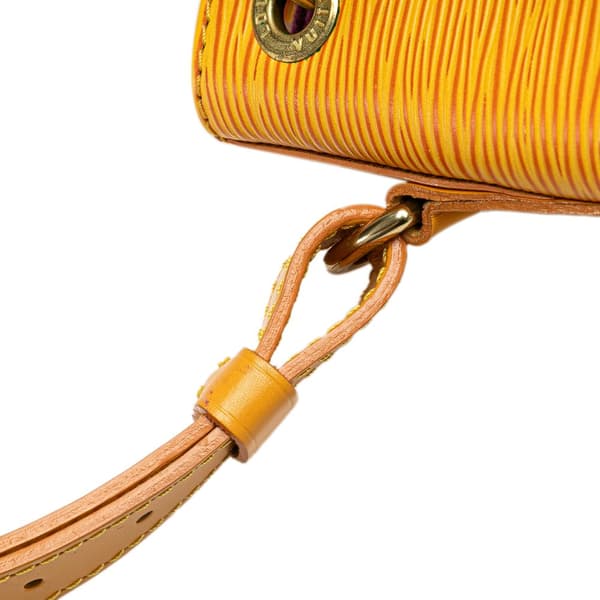 Pre-owned Louis Vuitton Epi Petit Noe Yellow