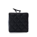 Miniatyrbillede 5 af 10: Pre-owned Chanel Mini Quilted Calfskin Drawstring Bucket Bag Black