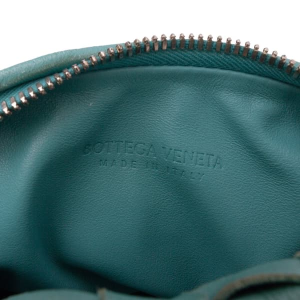Pre-owned Bottega Veneta Mini Nappa Intrecciato Jodie Blue
