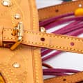 Miniatyrbild 9 av 10: Pre-owned Louis Vuitton Monogram Multicolore Fringe Bucket White