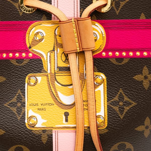 Pre-owned Louis Vuitton Monogram Summer Trunks Neonoe Brown