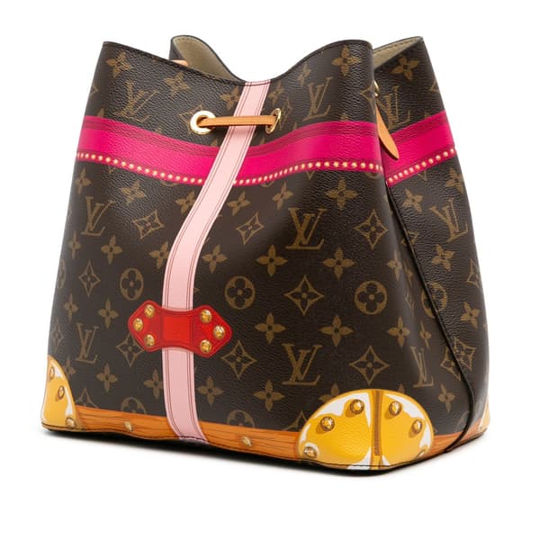 Pre-owned Louis Vuitton Monogram Summer Trunks Neonoe Brown