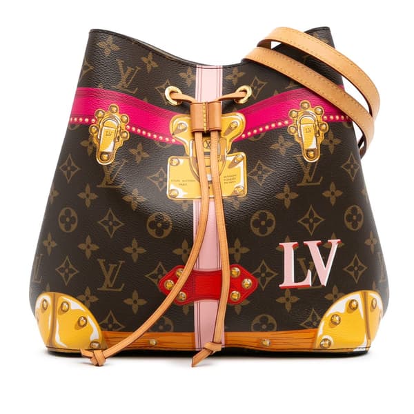 Pre-owned Louis Vuitton Monogram Summer Trunks Neonoe Brown