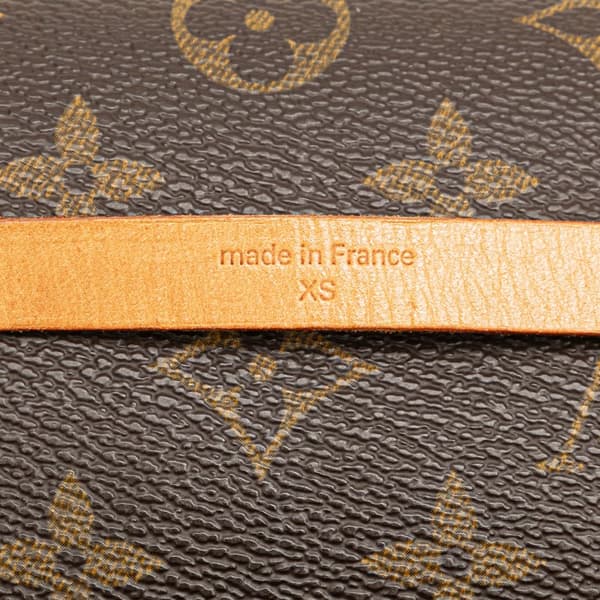 Pre-owned Louis Vuitton Monogram Pochette Florentine Brown