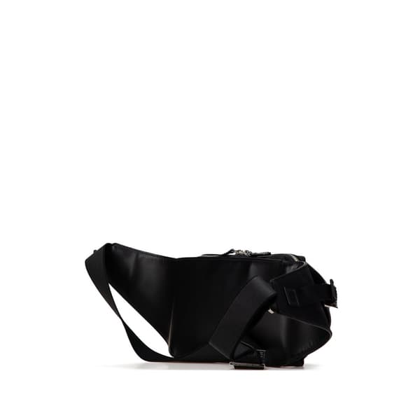Pre-owned Balenciaga Canvas and Leather Neo Lift Belt Bag Black
