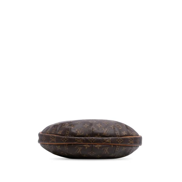 Pre-owned Louis Vuitton Monogram Croissant MM Brown