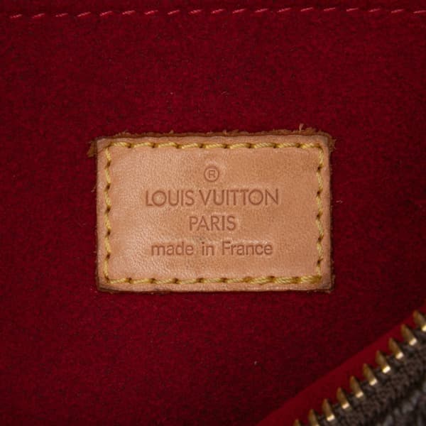 Pre-owned Louis Vuitton Monogram Croissant MM Brown