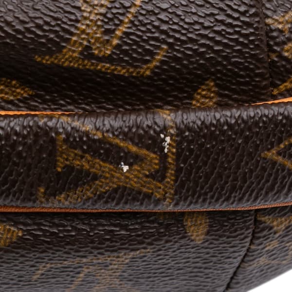 Pre-owned Louis Vuitton Monogram Croissant MM Brown