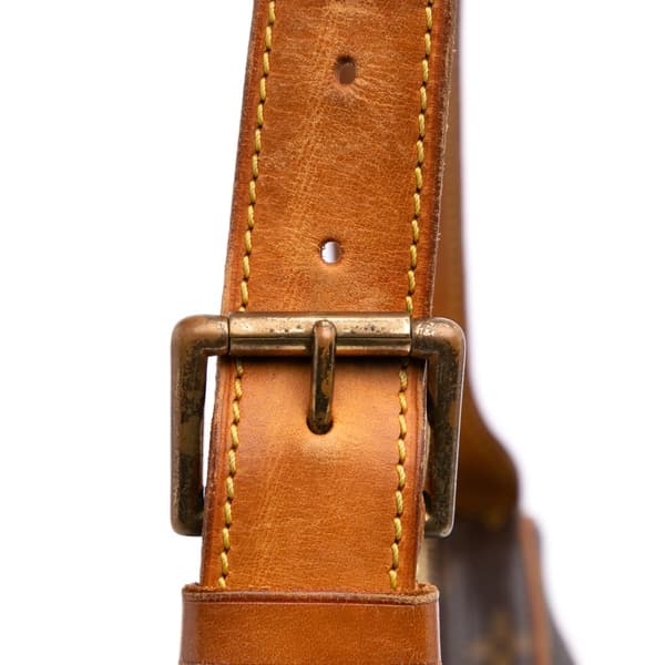 Pre-owned Louis Vuitton Monogram Croissant MM Brown