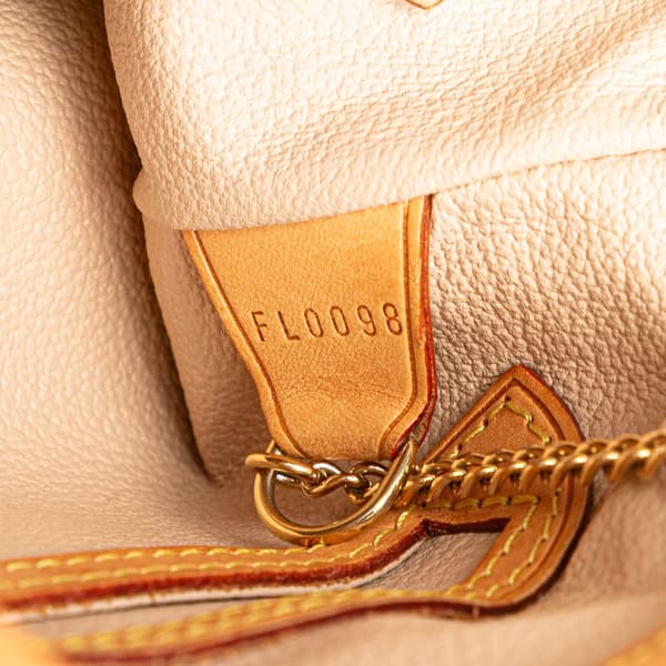 Pre-owned Louis Vuitton Monogram Petit Bucket Brown
