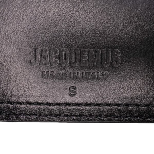 Pre-owned Jacquemus Leather La Ceinture Carree Belt Bag Black