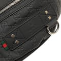 Miniatyrbilde 7 av 10: Pre-owned Gucci Guccissima Web Belt Bag Black