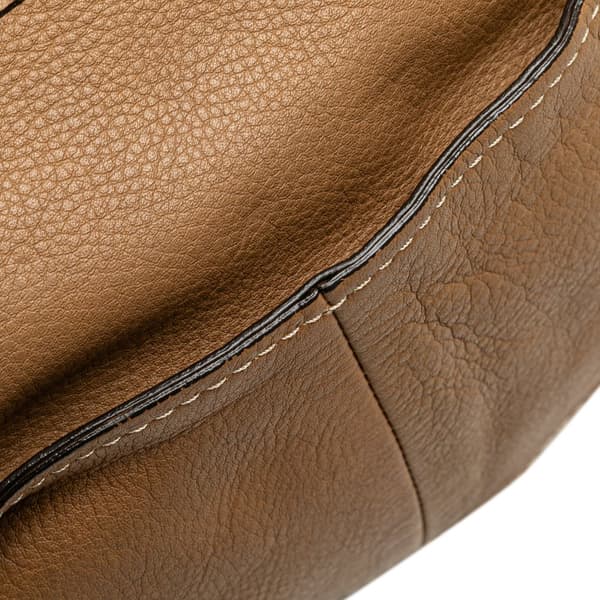 Pre-owned Chloé Large Pebbled Calfskin Marcie Hobo Brown