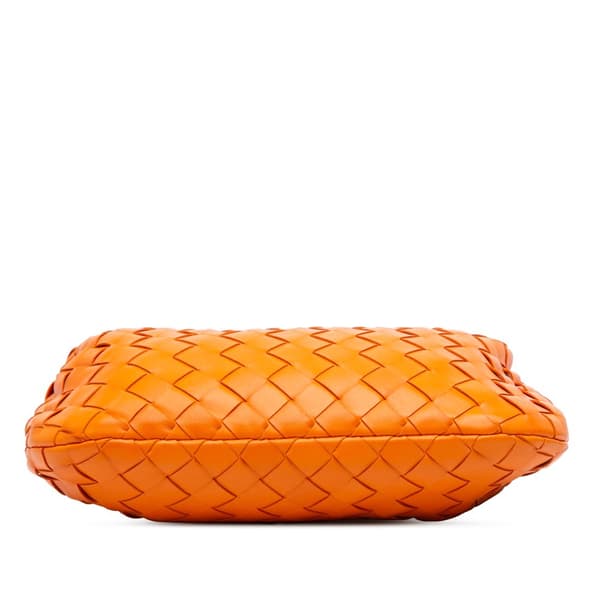 Pre-owned Bottega Veneta Mini Nappa Intrecciato Jodie Orange