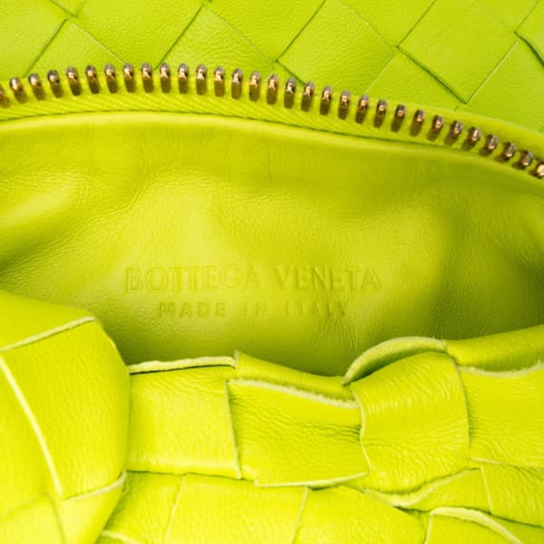 Pre-owned Bottega Veneta Mini Nappa Intrecciato Jodie Green